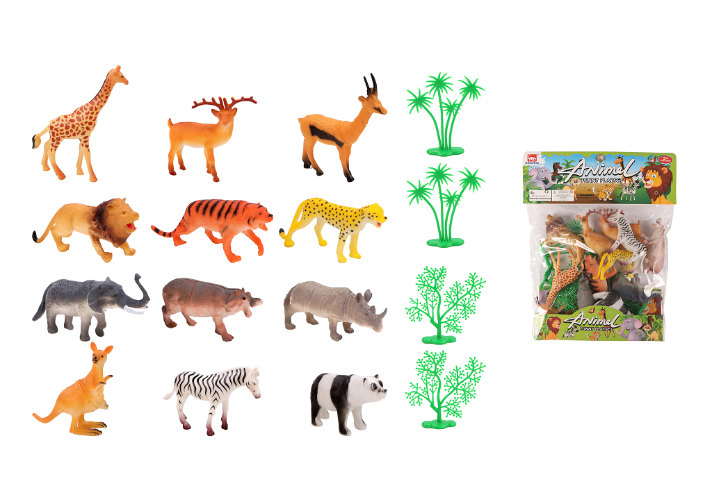 4“ wild animals